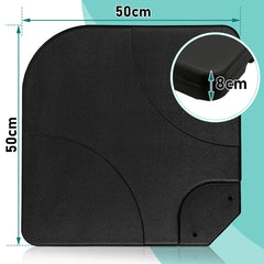 Hengda Sonnenschirmständer Schirmständer Ständer Schirmhalter 4er-Set Quad für für Ampelschirm befüllbar