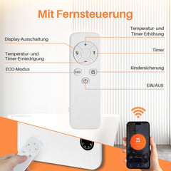Hengda Infrarotheizung, Wandheizung Elektroheizung, Touch Heizpaneel 400W/600W