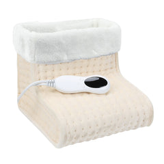 Hengda Fußwärmer, Waschbarem, mit 10 Temperaturstufen, 45/90/120 Minuten Timer, Elektrische Fußheizung geeignet bis Schuhgröße 46