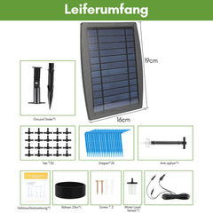 Hengda Solar Bewässerungssystem Pflanzenbewässerung Automatisch 20 Tropfer