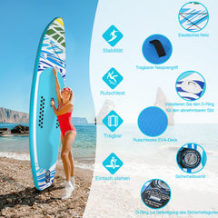 Hengda Surfboard Set SUP Board Kajak-Sitz Stand Up Paddle Fortgeschrittene 305-330cm