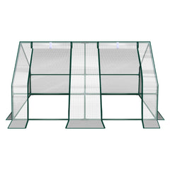 Hengda Gewächshaus Klein, UV-beständige PE-Plane Foliengewächshaus, Tomatenhaus 180*90*90CM