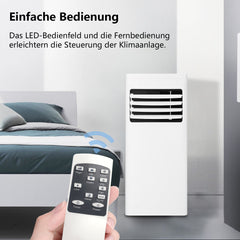 Hengda 7000 BTU R290 Klimagerät Luftentfeuchter Eco Silent Mobile Klimaanlage Aircooler