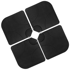 Hengda Sonnenschirmständer Schirmständer Ständer Schirmhalter 4er-Set Quad für für Ampelschirm befüllbar