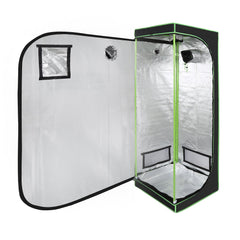 Hengda Grow Zelt, Growschrank für Homegrow, Indoor Anbauzelt, Lichtdicht und Wasserdicht Pflanzzelt, Zuchtzelt