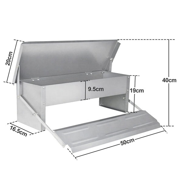 Futterautomat für Hausgeflügel Selbstfütterer Geflügelaufzucht