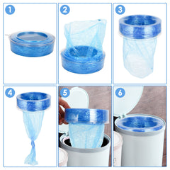 Hengda Nachfüllkassetten für Angelcare/Genie Windeleimer, 10m,  Fasst bis zu 280 Windeln. (4-er oder 8-er pack)