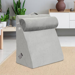 Hengda Lesekissen Keilkissen Dreieck Rückenkissen Multifunktional Nackenrolle für Bett Sofa Büro