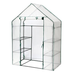 Hengda Foliengewächshaus Gewächshaus Begehbares Gartenhäuschen Tomatenhaus