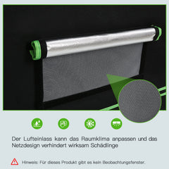 Hengda Grow Zelt, Growschrank für Homegrow, Indoor Anbauzelt, Lichtdicht und Wasserdicht Pflanzzelt, Zuchtzelt