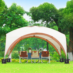 Hengda Pavillon Gewichte 4er Set Gewichtssäcke Sandsäcke Pavillonstandfüße Schwarz