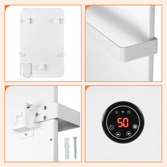 Hengda Infrarotheizung, Wandheizung Elektroheizung, Touch Heizpaneel 400W/600W
