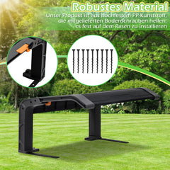 Hengda Mähroboter Garage Klappbare, Garage für Mähroboter, 72x56x36cm Rasenroboter Garage, mit Metallfüßen