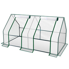 Hengda Gewächshaus Klein, UV-beständige PE-Plane Foliengewächshaus, Tomatenhaus 180*90*90CM
