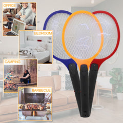 3-teiliges elektrisches Mückenklatschen-Set / Doppelnetz