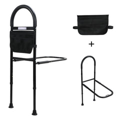 Hengda Aufstehhilfe Bett, Aufstehhilfe Bett Senioren, mit Sensorlich, Aufstehhilfen mit Lagerung Tasche, Aufstehhilfe Höhenverstellbarer, Haltegriffe für Senioren