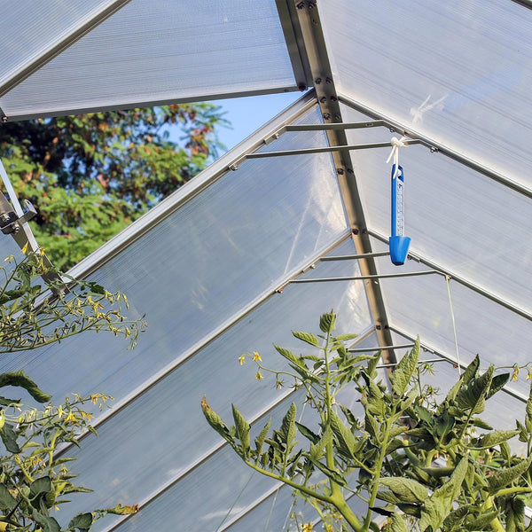 Hengda 14x Polycarbonat Hohlkammerstegplatte Doppelstegplatte UV-beständigen Stegplatte Gewächshausplatte Für Gewächshaus Gartenbau Carports 60.5 x 121cm, 4mm | 10,25 m², Transparent