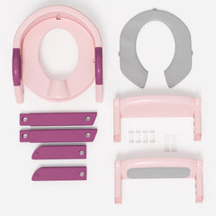 Hengda Toilettentrainer Kinder, 3 in 1 Toilettensitz, mit Treppe Kissengriff WC Sitz