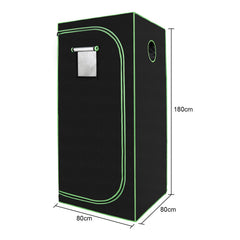 Hengda Grow Zelt, Growschrank für Homegrow, Indoor Anbauzelt, Lichtdicht und Wasserdicht Pflanzzelt, Zuchtzelt