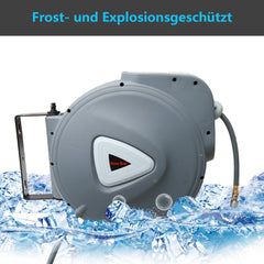 Hengda Schlauchaufroller Automatik Trommel Wasserschlauch Druckluftschlauch 10/20/30m Druckluftschlauch Aufroller Schlauchtrommel Wasser