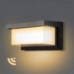 Hengda LED Wandleuchte 18W LED Wandlampe Sensor Wandleuchte IP65 Außenleuchte mit Bewegungsmelder