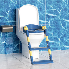 Hengda Toilettentrainer Kinder, 3 in 1 Toilettensitz, mit Treppe Kissengriff WC Sitz