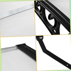 Hengda Mähroboter Dach 106 x 87 x 50 cm Mähroboter Garage aus Polycarbonat Carport Garage Überdachung für Rasenroboter Rasenmäher Regenschutz UV-Schutz