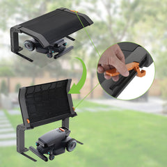 Hengda Mähroboter Garage Klappbare, Garage für Mähroboter, 72x56x36cm Rasenroboter Garage, mit Metallfüßen