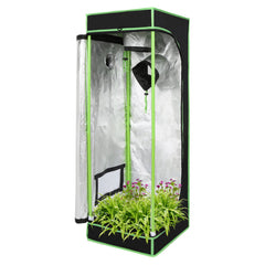 Hengda Grow Zelt, Growschrank für Homegrow, Indoor Anbauzelt, Lichtdicht und Wasserdicht Pflanzzelt, Zuchtzelt