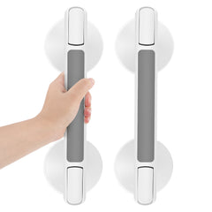 Hengda Haltegriff Dusche mit Saugnapf, MAX 110 KG, 32CM Duschgriff, Abnehmbare Badewannengriff, Sauggriff, Badgriff