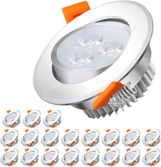 Hengda 20x 3W Warmweiß LED Einbaustrahler Deckenstrahler