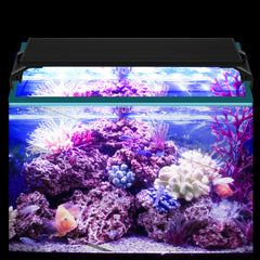 Hengda LED Aquarium Beleuchtung, 16W/20W/25W, Aquariumbeleuchtung Weiß Blau, Aquarium Lampe mit Verstellbarer Halterung, für 90cm-120cm Süßwasser-Aquarien
