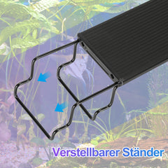 Hengda LED Aquarium Beleuchtung, 16W/20W/25W, Aquariumbeleuchtung Weiß Blau, Aquarium Lampe mit Verstellbarer Halterung, für 90cm-120cm Süßwasser-Aquarien