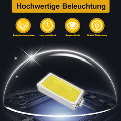 Hengda LED Baustrahler 50W-200W, Arbeitsleuchte IP66 Wasserdicht, LED-Strahler mit 3M Kabel, und Faltbarer Ständer, 6000K Kaltweiß Fluter für Werkstatt  (mit Stecker)