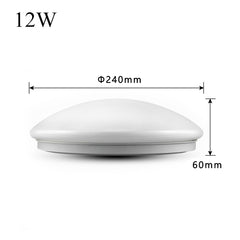 Hengda LED Deckenlampe mit Bewegungsmelder Deckenleuchte mit Tageslichtsensor Warmweiss 12W 960 Lumen Ø24 cm