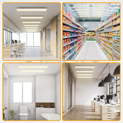 Hengda LED Feuchtraumleuchte 18W/24W, Wannenleuchte 4000K Neutralweiß, T8 LED Röhre, Feuchtraumlampe IP65 Wasserfest Röhrenlampe, Werkstattlampe