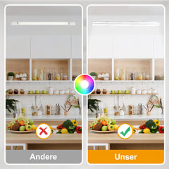 Hengda LED Feuchtraumleuchte 18W/24W, 120cm/150cm Wannenleuchte, Kaltweiß/Neutralweiß, Doppelt T8 LED Werkstattlampe, Röhrenlampe IP65 Wasserfest