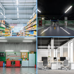 Hengda LED Feuchtraumleuchte 18W/36W/48W, IP65 Wasserfest Led Röhre Werkstattlampe 4000K Neutralweiß, Wannenleuchte