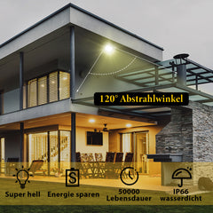 Hengda LED Strahler Außen, LED Fluter 10W-100W, LED Scheinwerfer Kaltweiß/Warmweiß, Aussenstrahler IP66 Wasserdicht (Kein Stecker)
