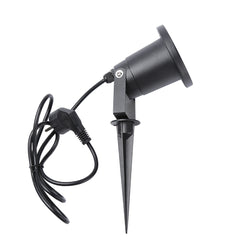 Hengda LED Gartenstrahler 4W, Gartenleuchte GU10 4000K Warmweiß, Gartenbeleuchtung mit Erdspieß, IP65 Gartenlampe mit Stecker