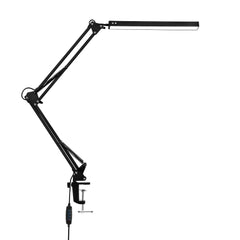 Hengda LED Schreibtischlampe, 10W Klemmleuchte, Dimmbar Tischlampe