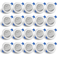 Hengda LED Einbaustrahler 230V 3W, Ultra flach LED Einbauleuchten, Deckenspots Lochs Ø60mm