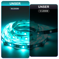 SWANEW Led Streifen Selbstklebend, RGB SMD 5050 Dimmbar LED Strip, 20 Farbwechsel Led Band mit 44-Tasten-Fernbedienung, für die Beleuchtung von Haus, Party