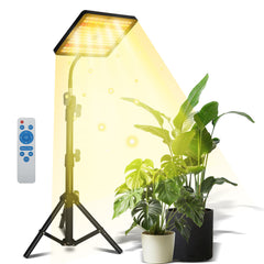 Hengda Pflanzenlampe LED mit Ständer, Höhenverstellbare Pflanzenleuchte LED Vollspektrum, 242 LEDs Grow Lampe