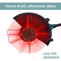 Hengda Rasen Kantenschneider Set mit 20 V/2.0 Ah rasenmäher Lithium-Batterien