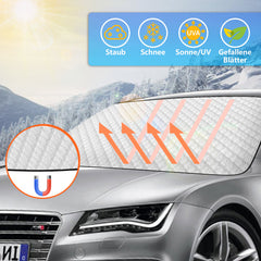 Hengda Scheibenabdeckung, Winterschutz, Sonnenschutz, Frontscheibenabdeckung, Schnee Auto