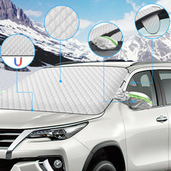 Hengda Scheibenabdeckung, Winterschutz, Sonnenschutz, Frontscheibenabdeckung, Schnee Auto
