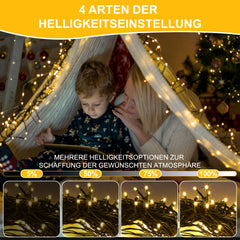 hengda Solar Lichterkette mit Fernbedienung 30m-100m
