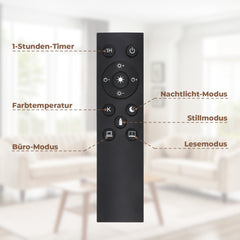 Hengda Stehlampe mit Holzregal, Bücherregal mit LED-Beleuchtung, 360° Drehbare RGB LED Stehleuchte Wohnzimmer, 3 Farbtemperaturen, 20W & 163 cm Höhe