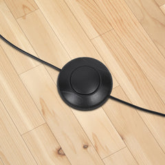 Hengda Stehlampe mit Holzregal, Bücherregal mit LED-Beleuchtung, 360° Drehbare RGB LED Stehleuchte Wohnzimmer, 3 Farbtemperaturen, 20W & 163 cm Höhe